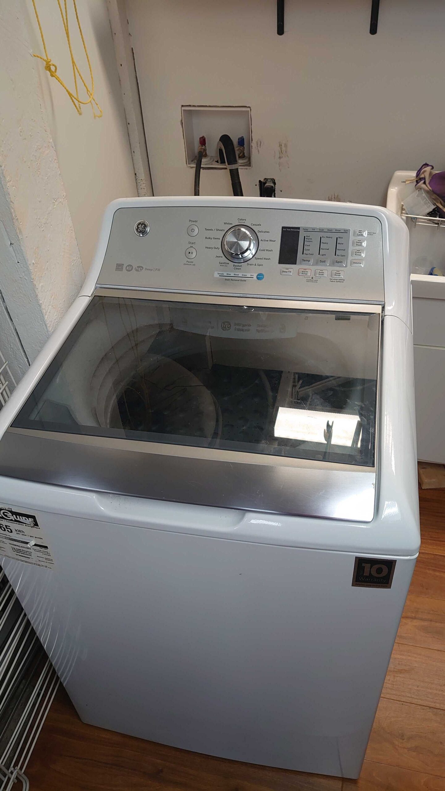Ge washer not draining