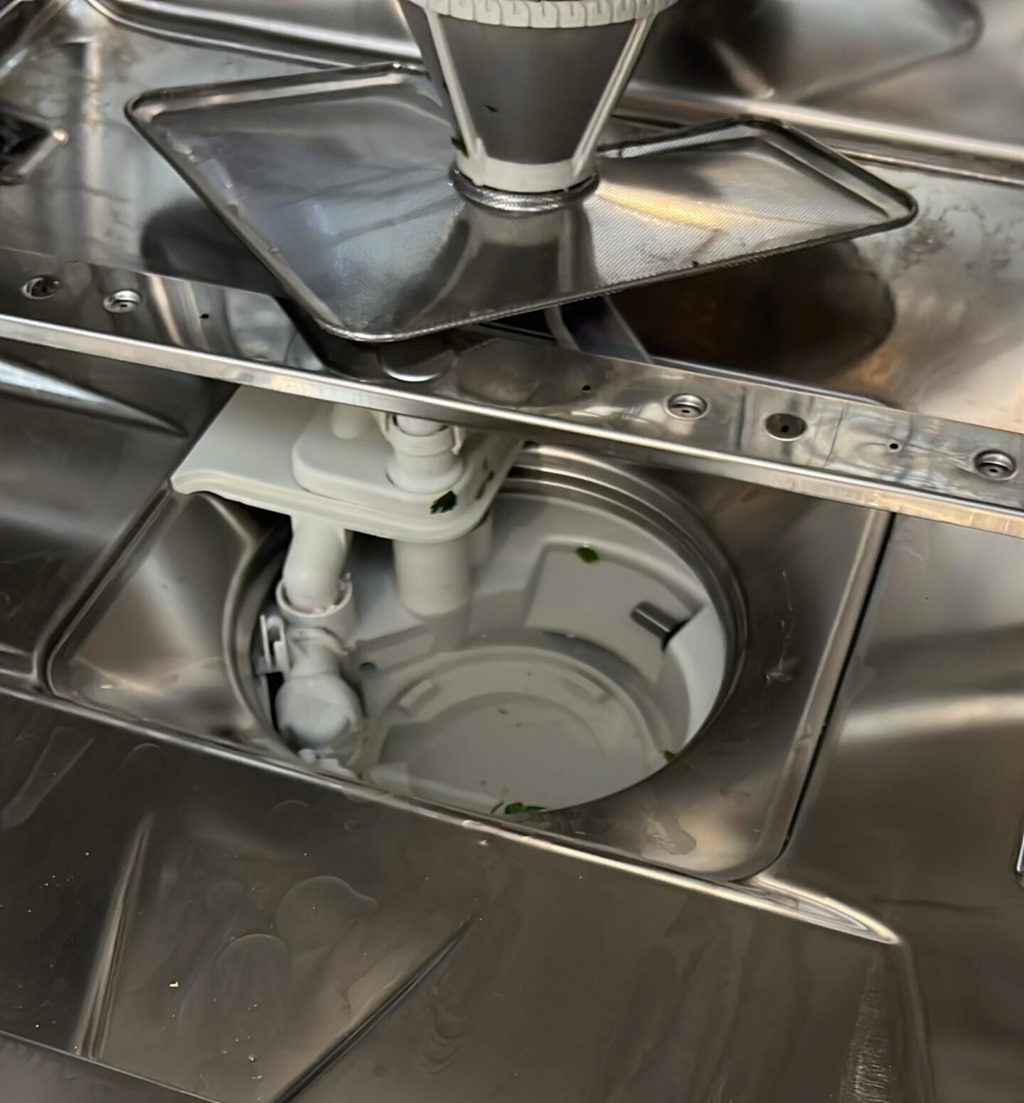 dishwasher drain pump blocked