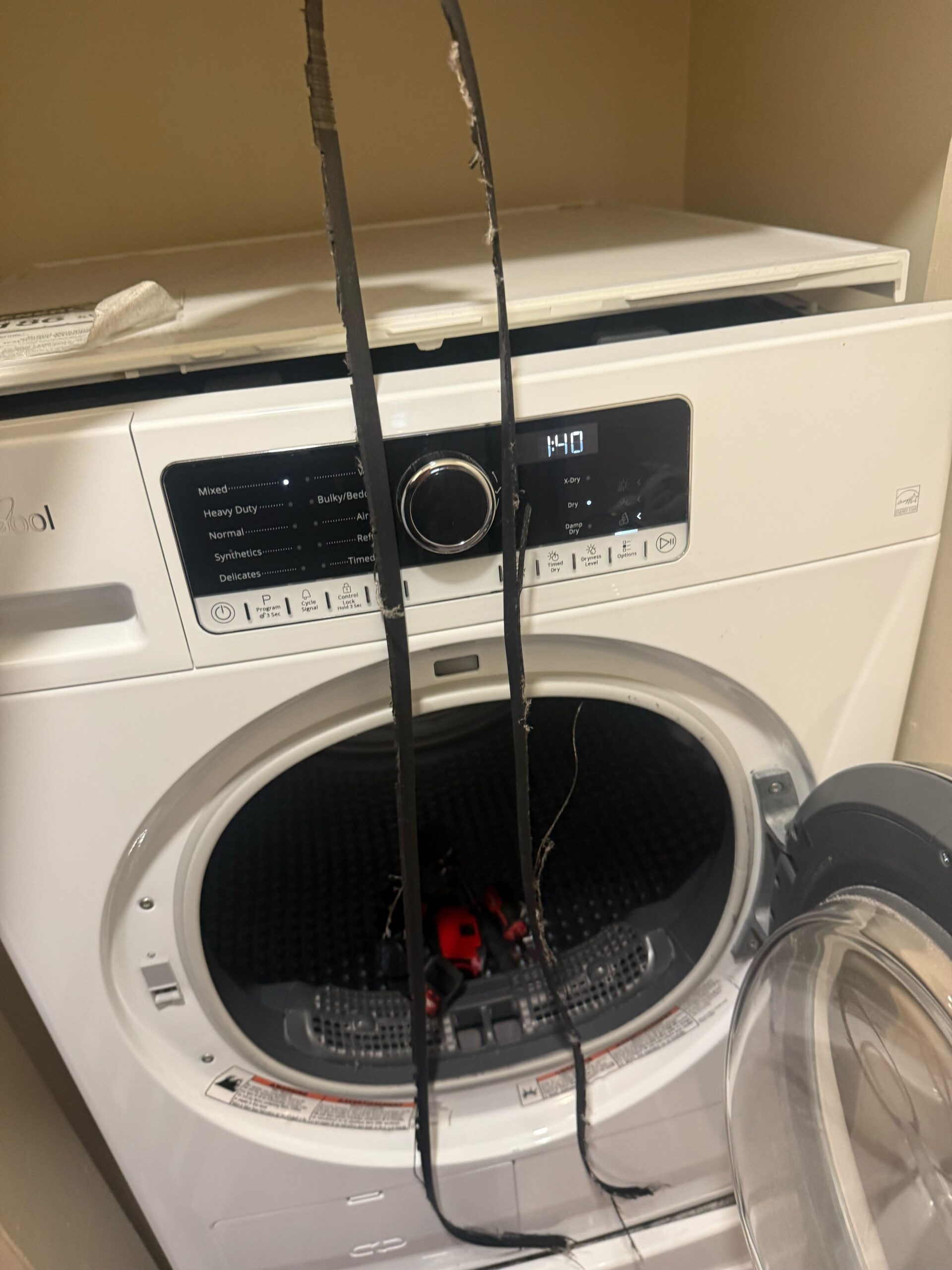 whirlpool dryer noises