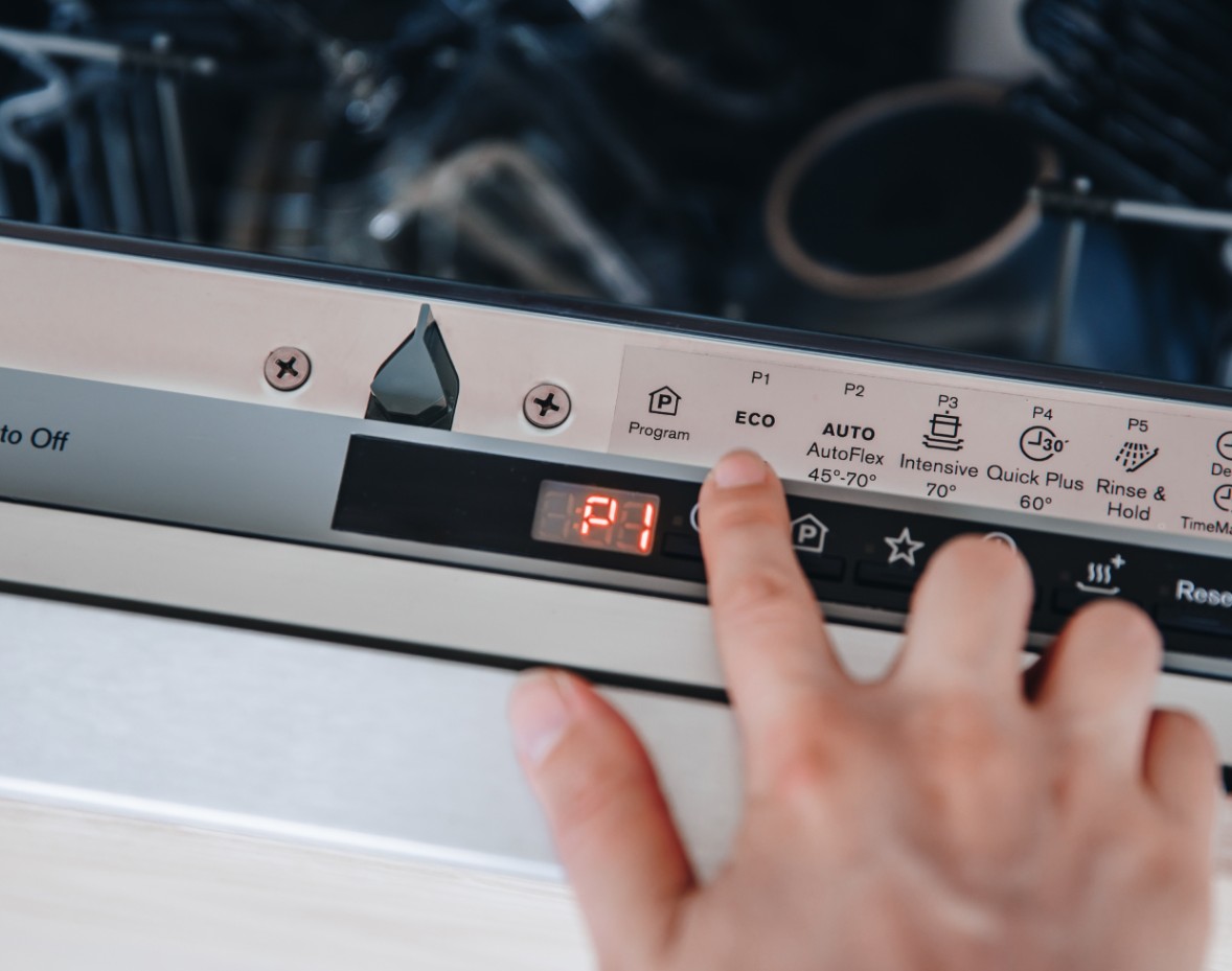 how to reset lg dishwasher error code le