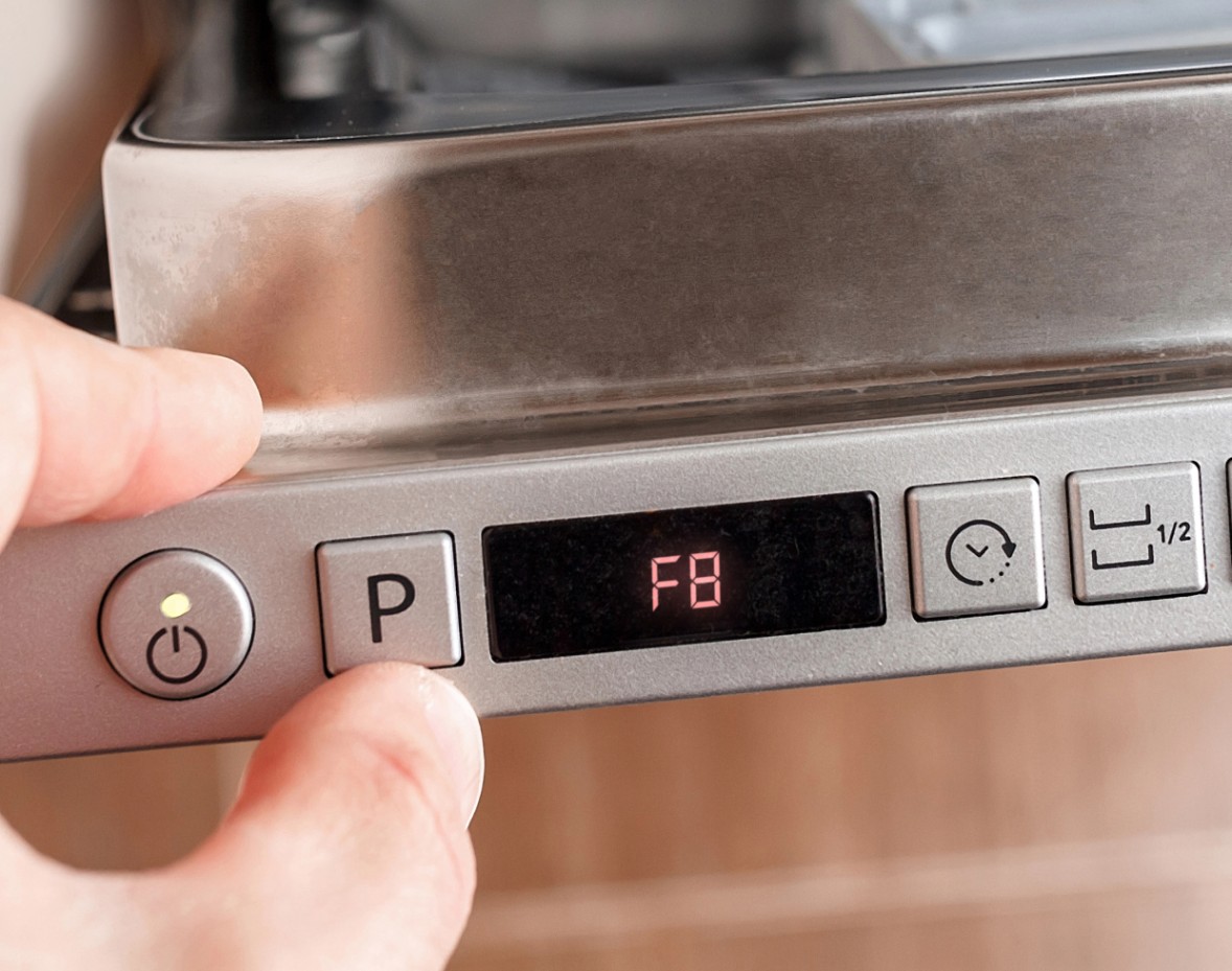 how to reset lg dishwasher oe error code