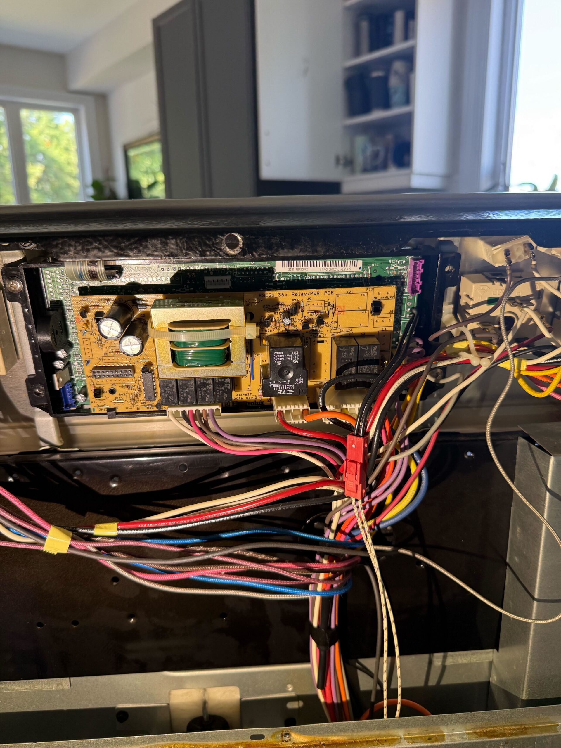 convection fan motor burned out