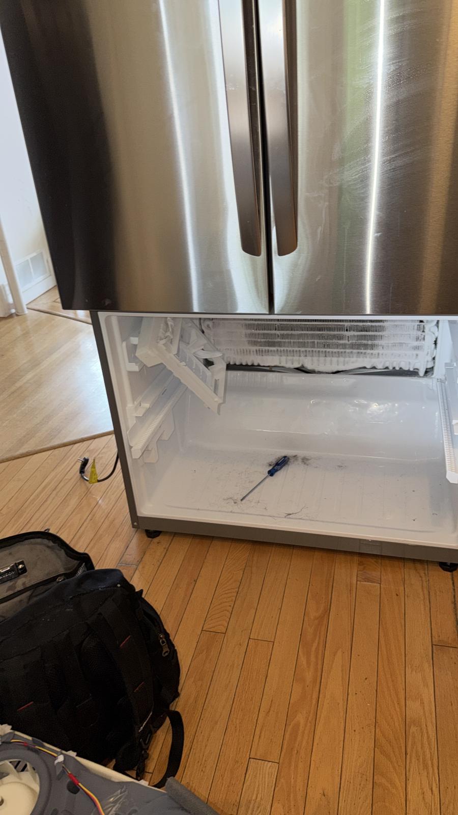 defrost thermostat stuck open